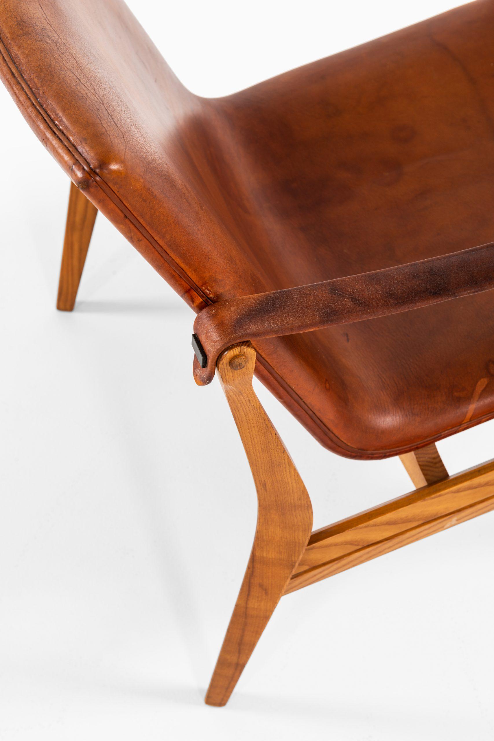 Karen & Ebbe Clemmensen Easy Chairs Hergestellt von Fritz Hansen in Dänemark (Mitte des 20. Jahrhunderts) im Angebot