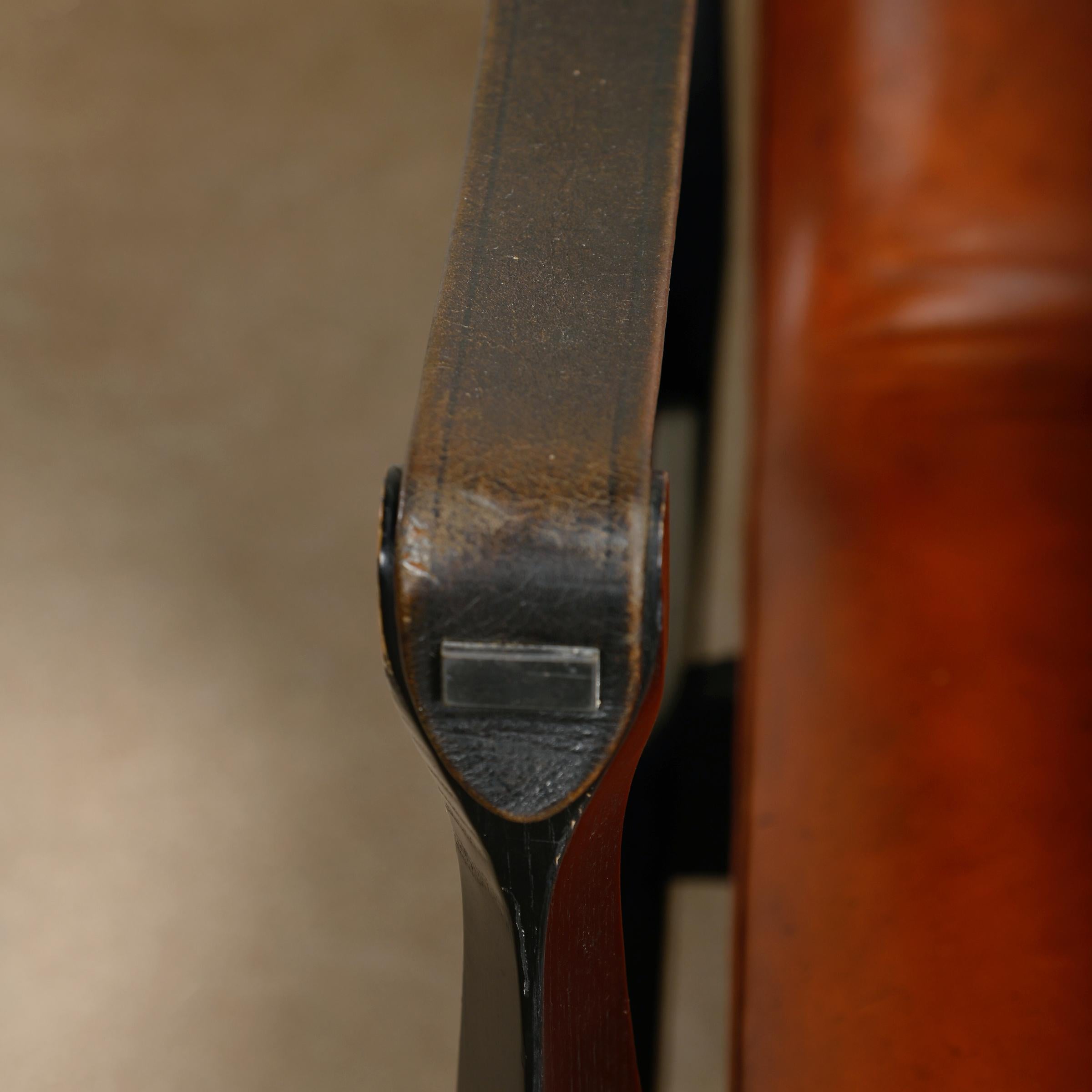 Karen & Ebbe Clemmensen Safari Chair in leather for Fritz Hansen, Denmark 1
