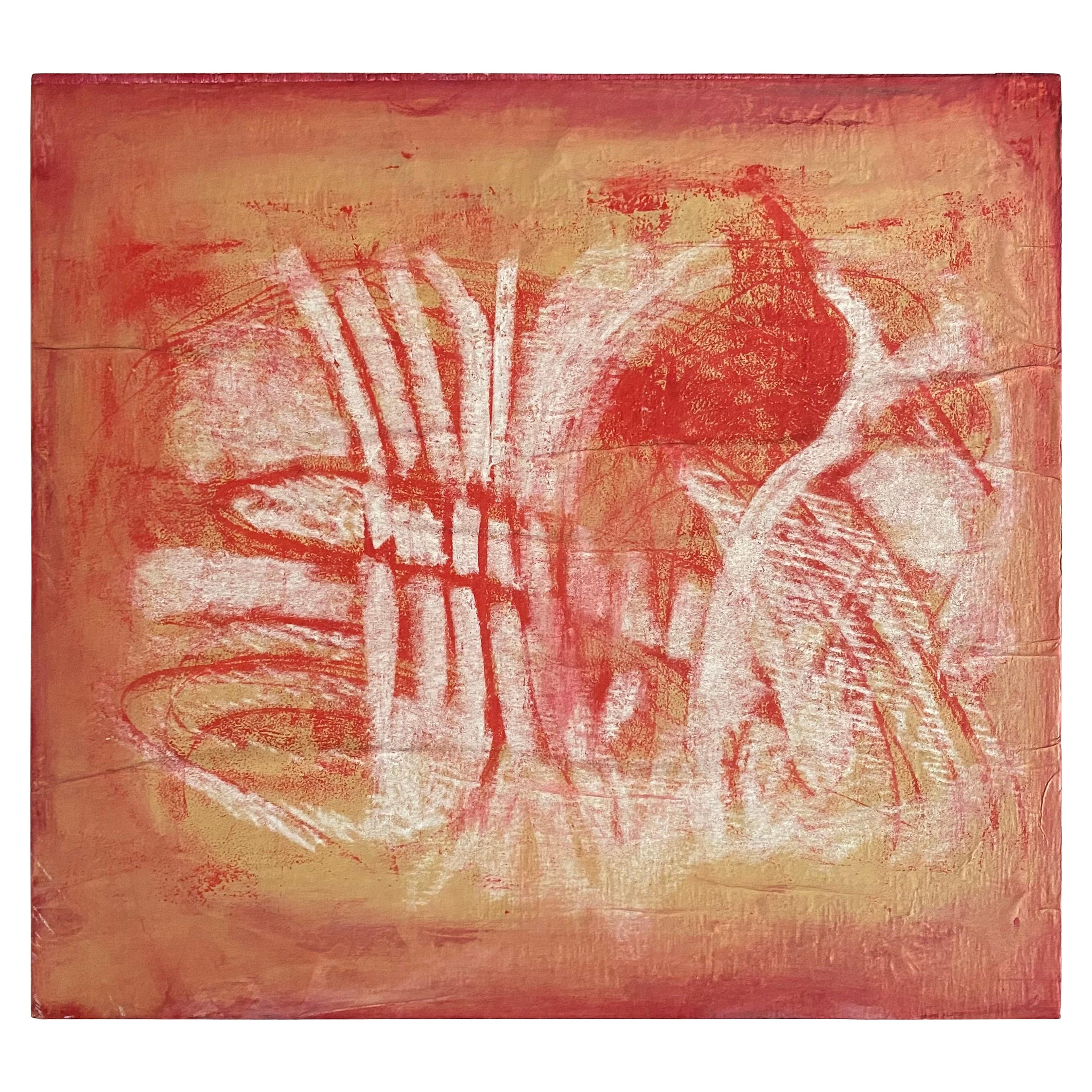 Karen Gibbings, Place, 2007, Monogravure, Chalk on Paper, Mouned on Wood en vente