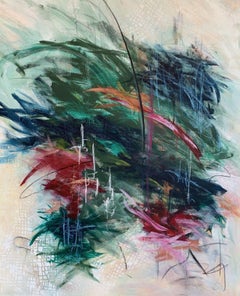 Storied Night, Gemälde, Acryl auf Leinwand