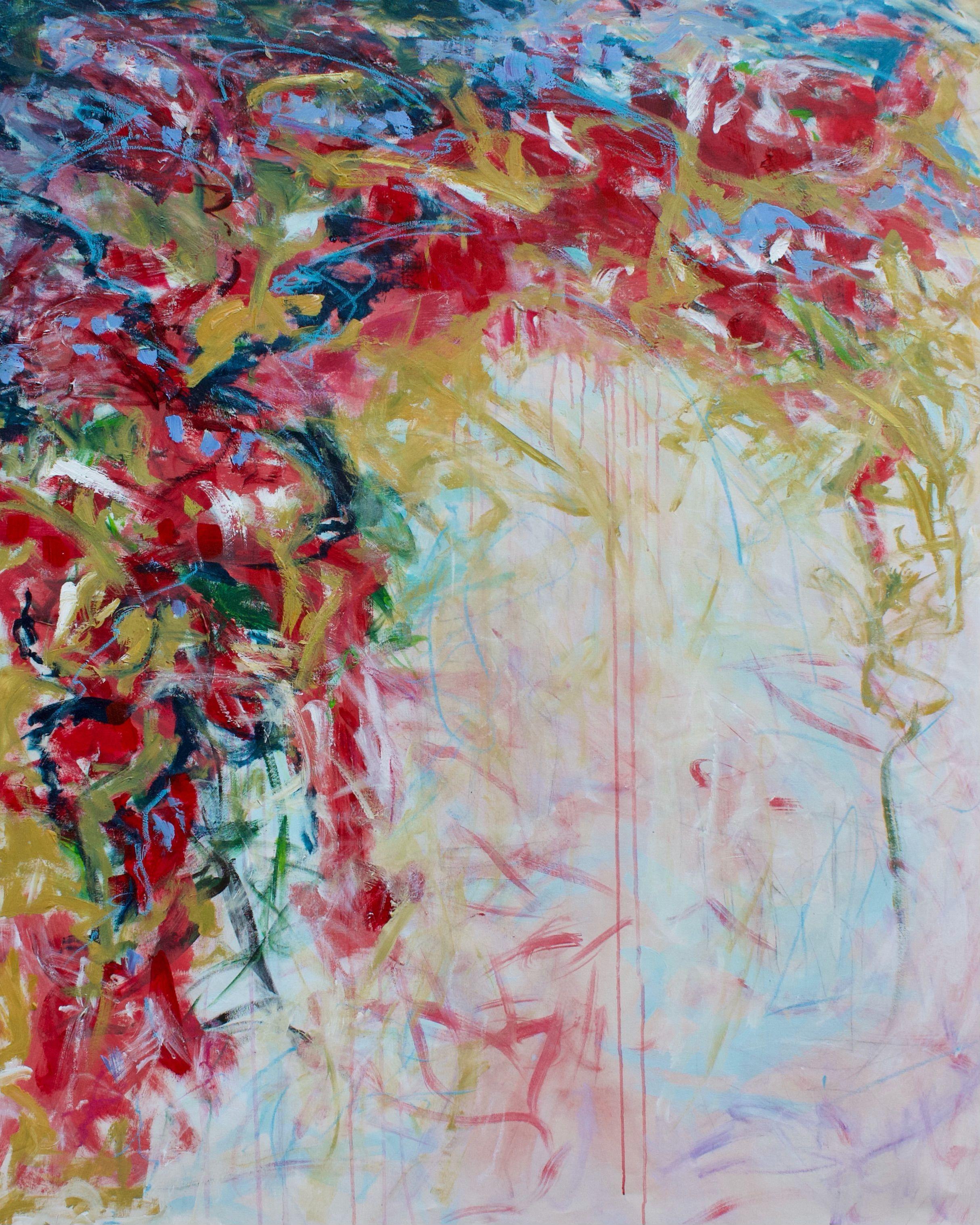 La fragilità della passione, Pittura, Acrilico su tela - Painting di Karen  Goetzinger