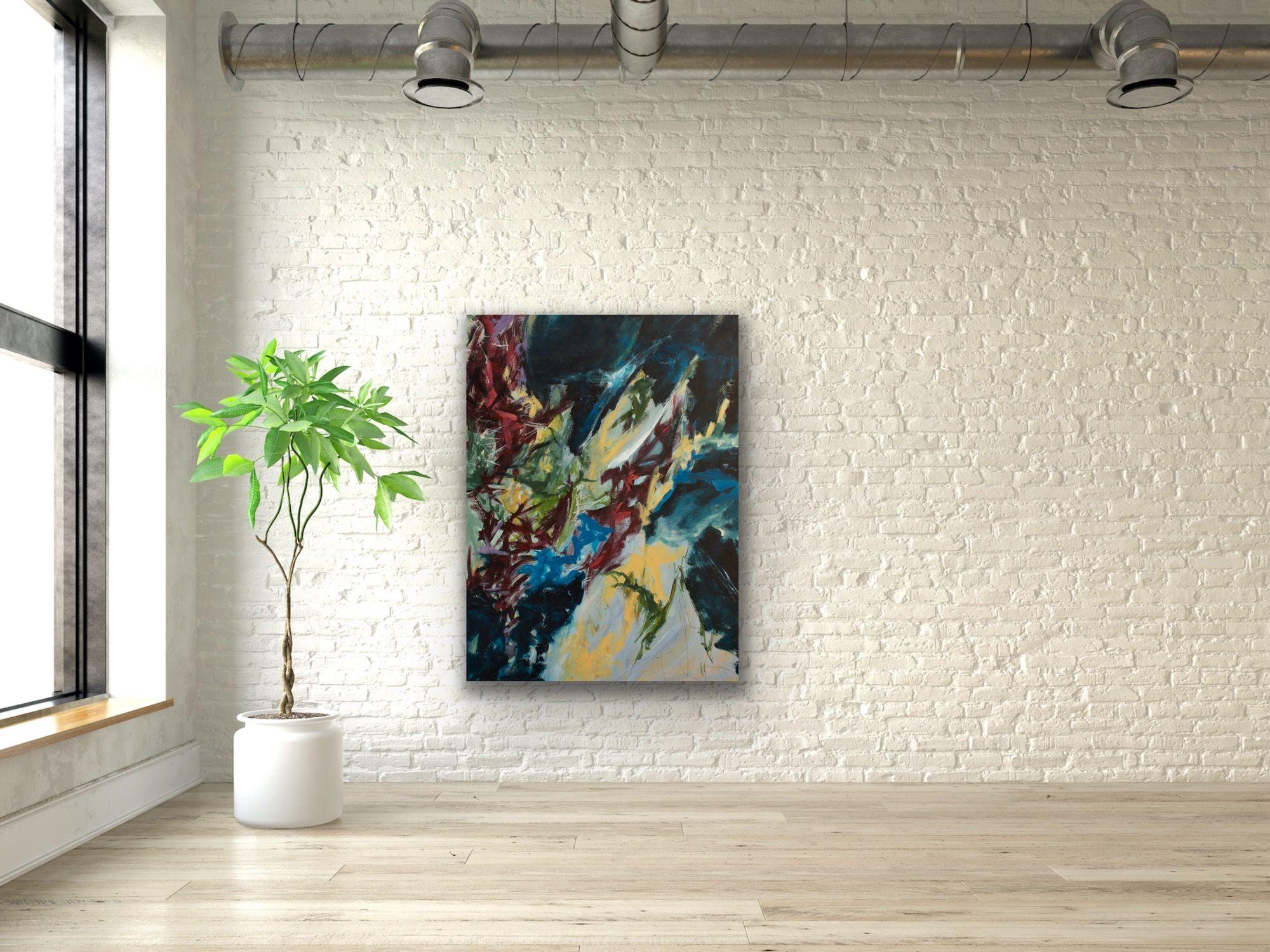 Visible Mending, Painting, Acrylic on Canvas 1