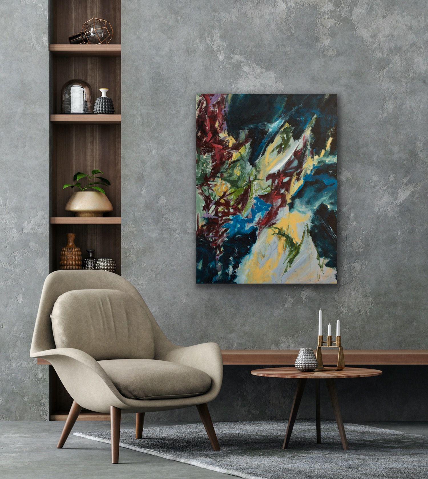 Visible Mending, Painting, Acrylic on Canvas 2