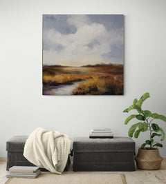 Amber Morn, peinture, acrylique sur toile