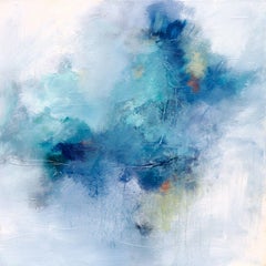 Blaue Fusion VI, Gemälde, Acryl auf Leinwand