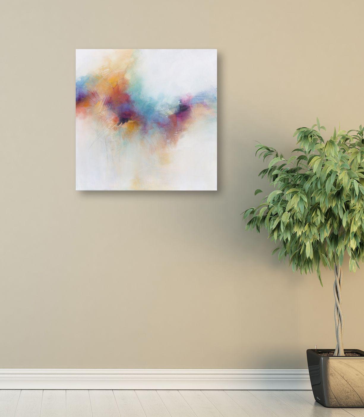 Miscele di colori, Pittura, Acrilico su tela - Painting di Karen Hale