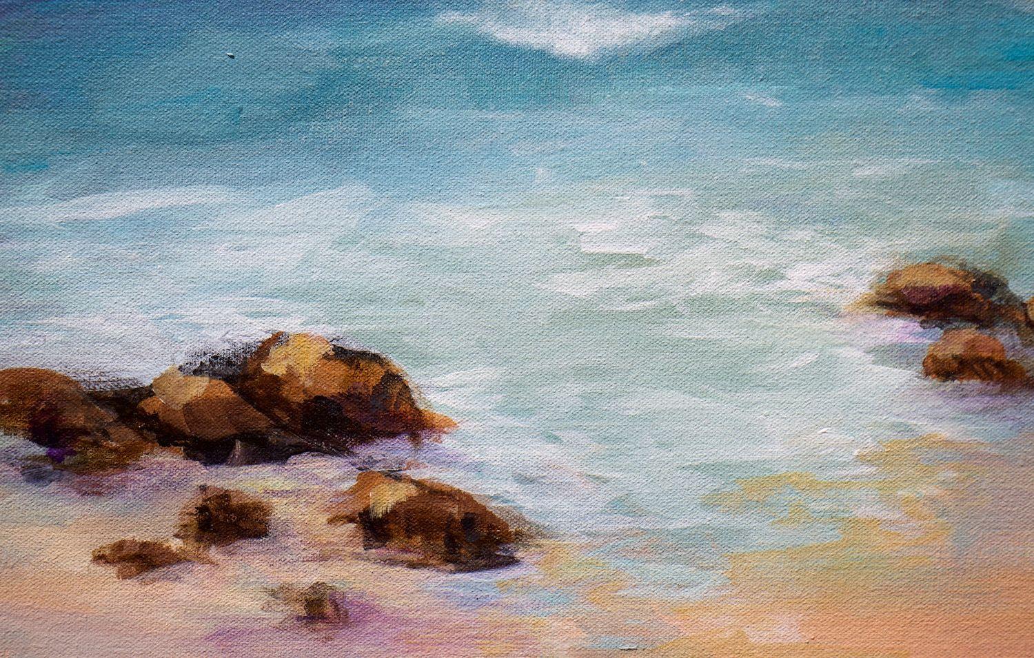 Incoming Tide, Painting, Acrylic on Canvas 1