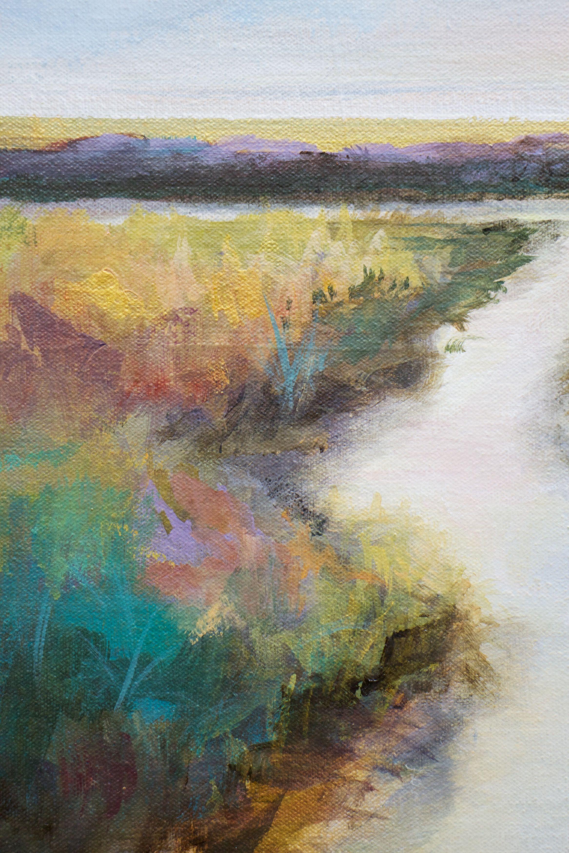 Marsh Serenade, Painting, Acrylic on Canvas For Sale 1