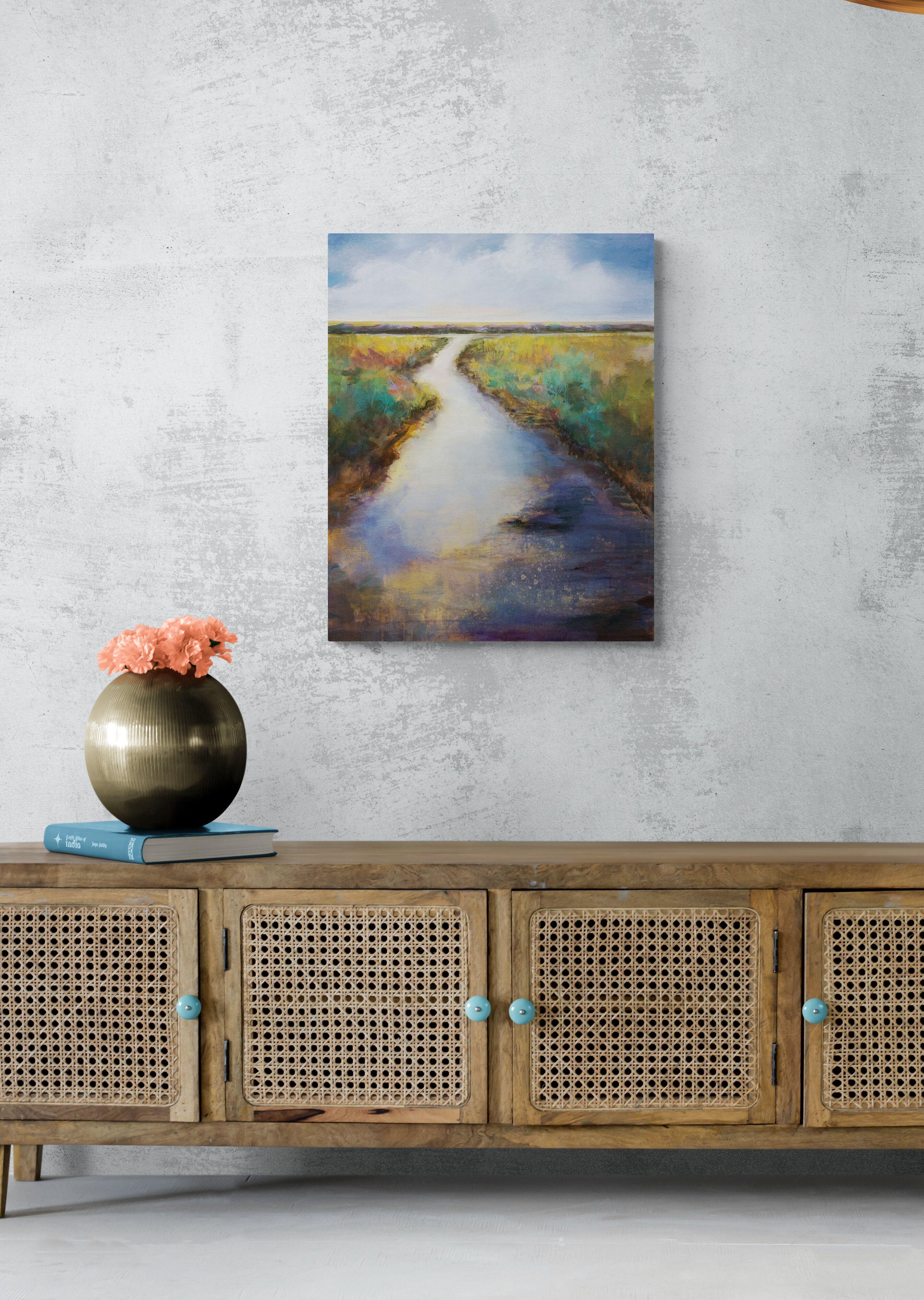Marsh Serenade, Painting, Acrylic on Canvas For Sale 2