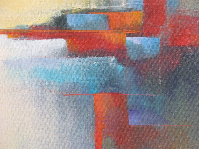 Karen Hale "Measured", Painting, Acrylic on Canvas For Sale at 1stDibs