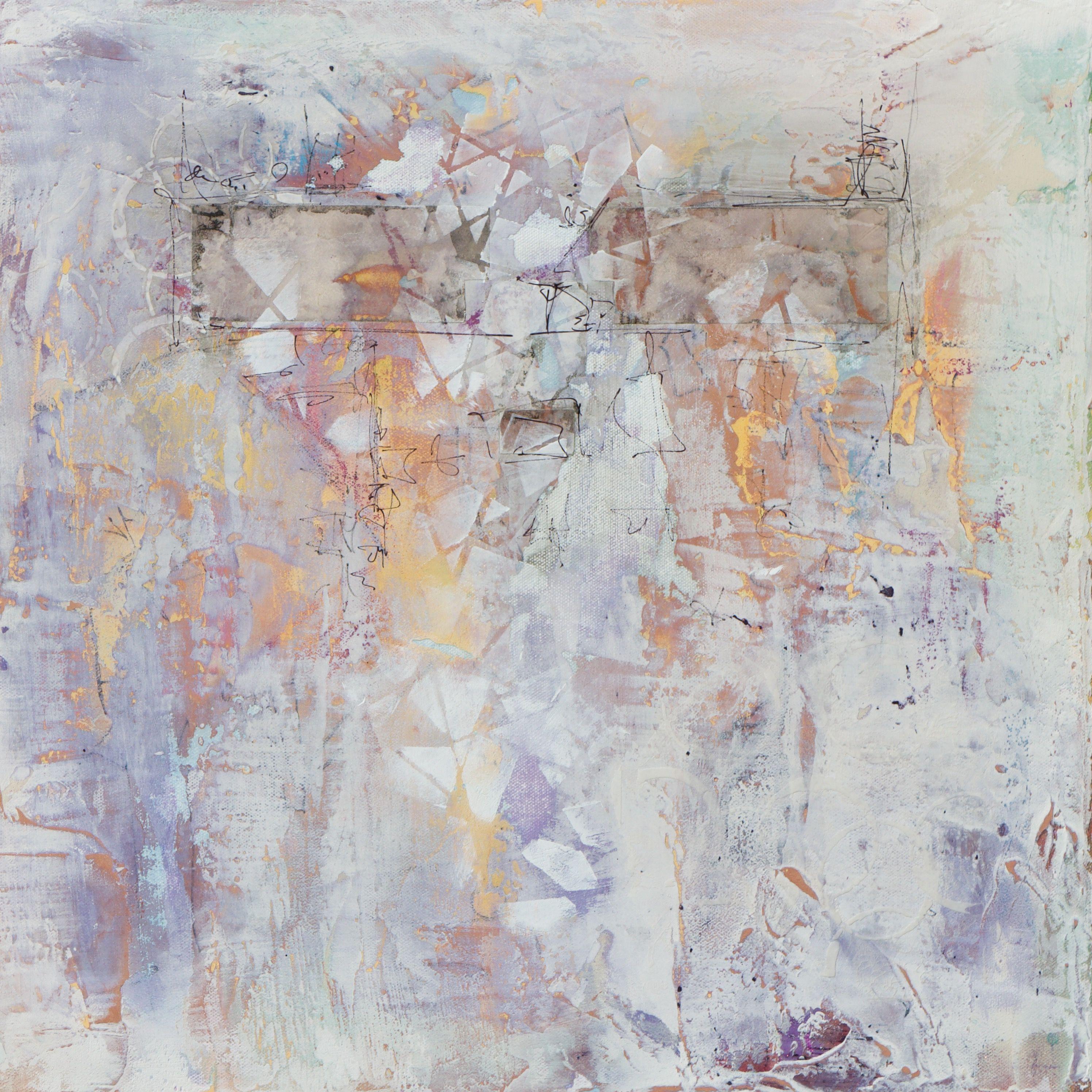 Karen Hale Abstract Painting - Relic Of The Past, Painting, Acrylic on Canvas