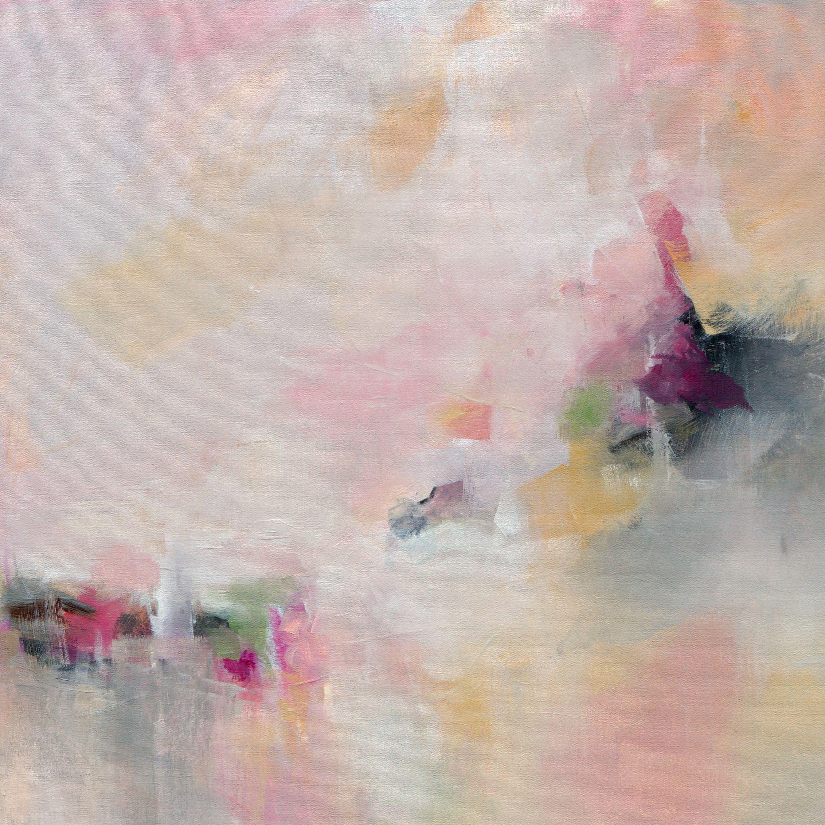 Shines Bright #1, Pittura, Acrilico su tela - Painting di Karen Hale