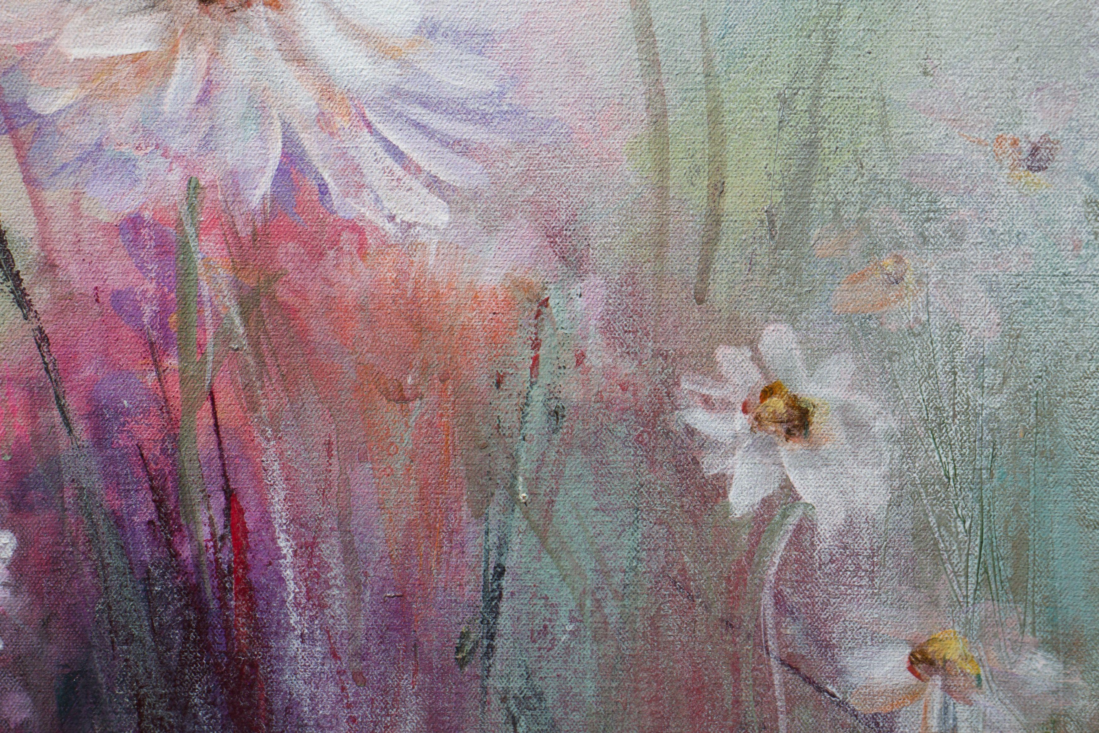 Wildflowers #1, Painting, Acrylic on Canvas For Sale 1