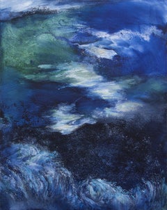 Abalone Cove: Tide-Poolen, abstraktes Gemälde