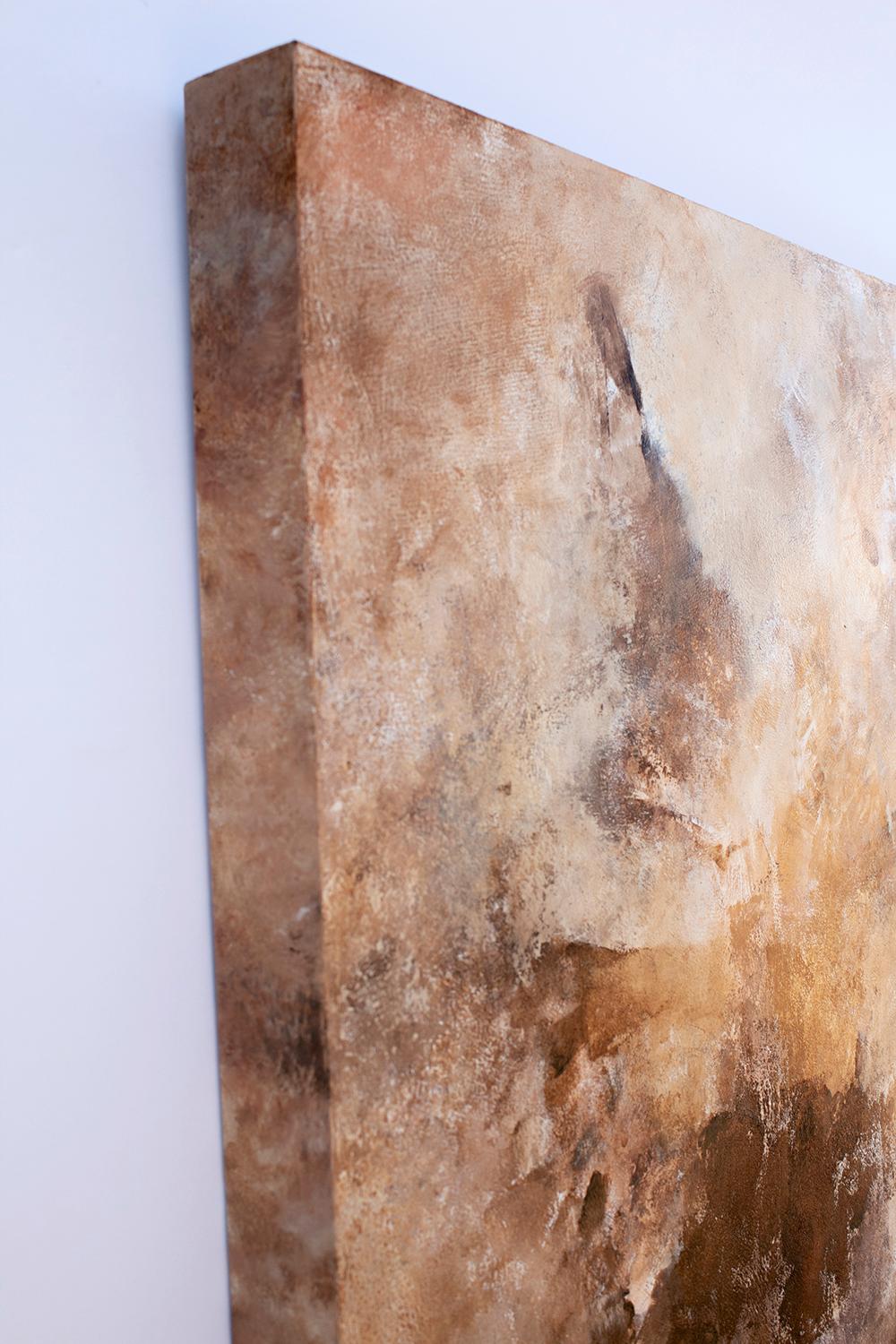 Aftermath, Pittura astratta - Painting di Karen Hansen