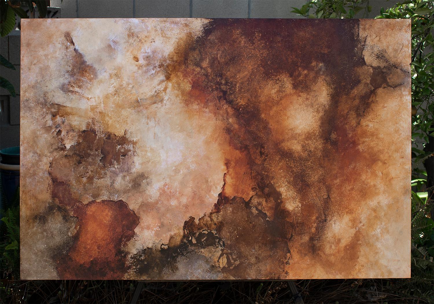 Aftermath, Pittura astratta - Painting Astratto di Karen Hansen