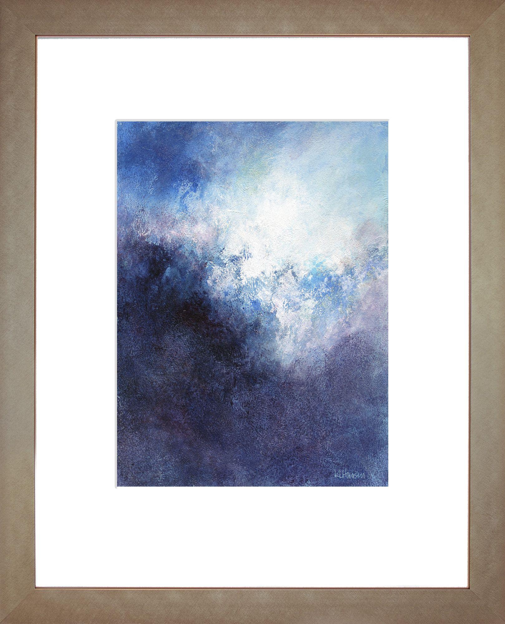 Immer in Bewegung, Malerei, Acryl auf Papier – Painting von Karen Hansen