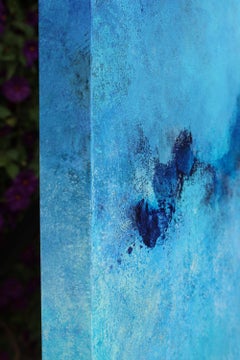 Blue Timbre, Abstract Painting