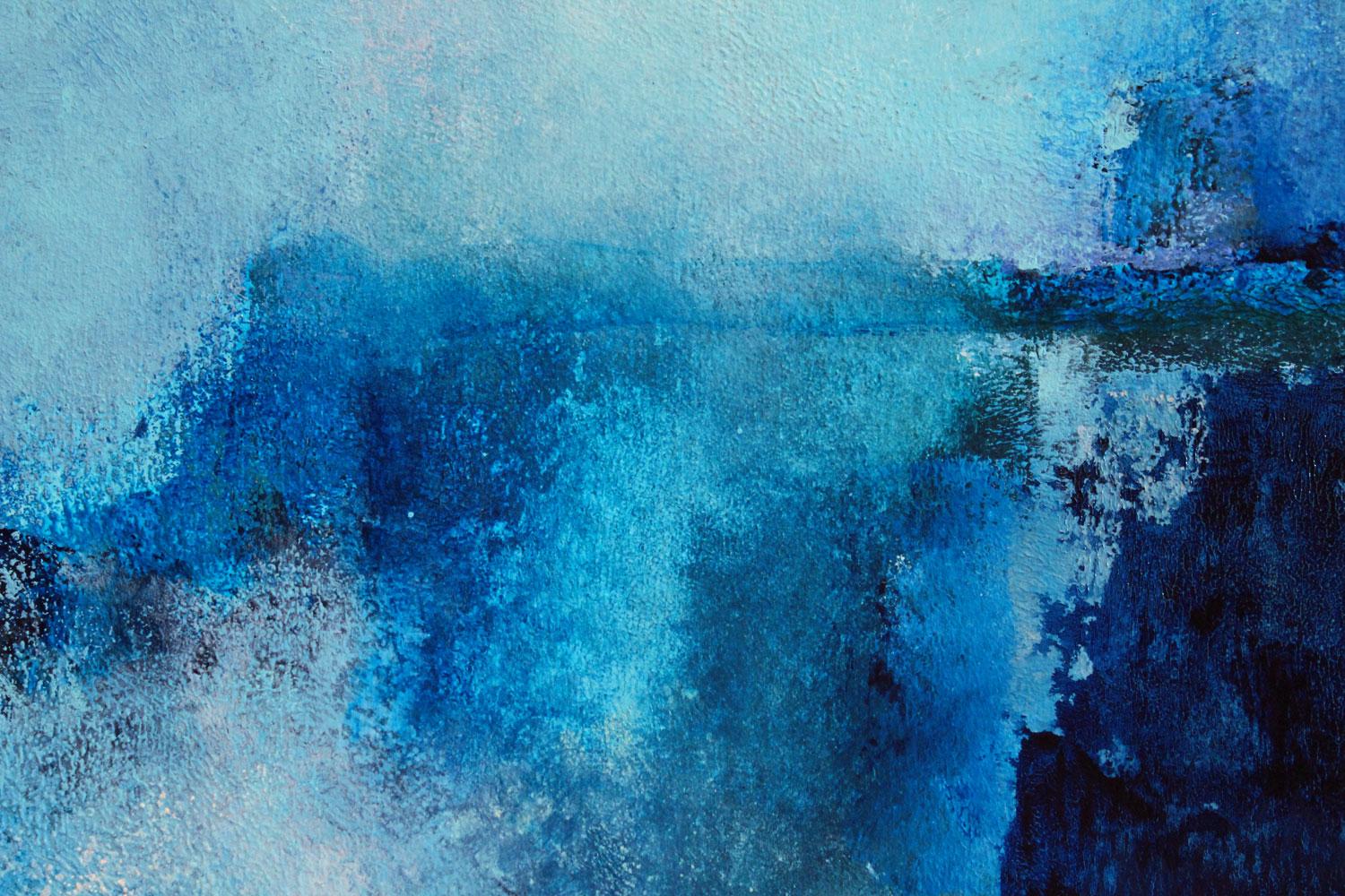 <p>Artist Comments<br>Blue Timbre is part of Karen Hansen's atmospheric Etherea series. She describes the work as having lost and found edges. 