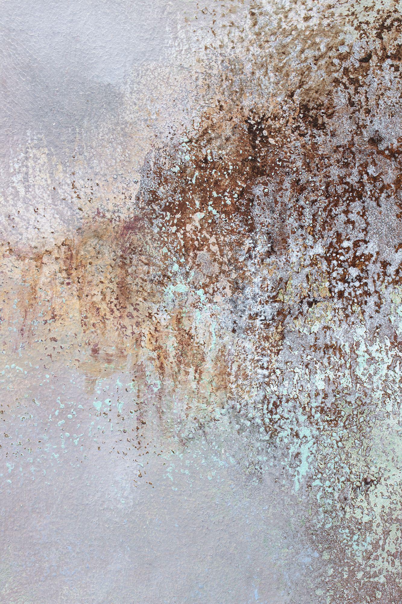 Evaporándose en la niebla, Pintura, Acrílico sobre papel de acuarela - Painting Abstracto de Karen Hansen