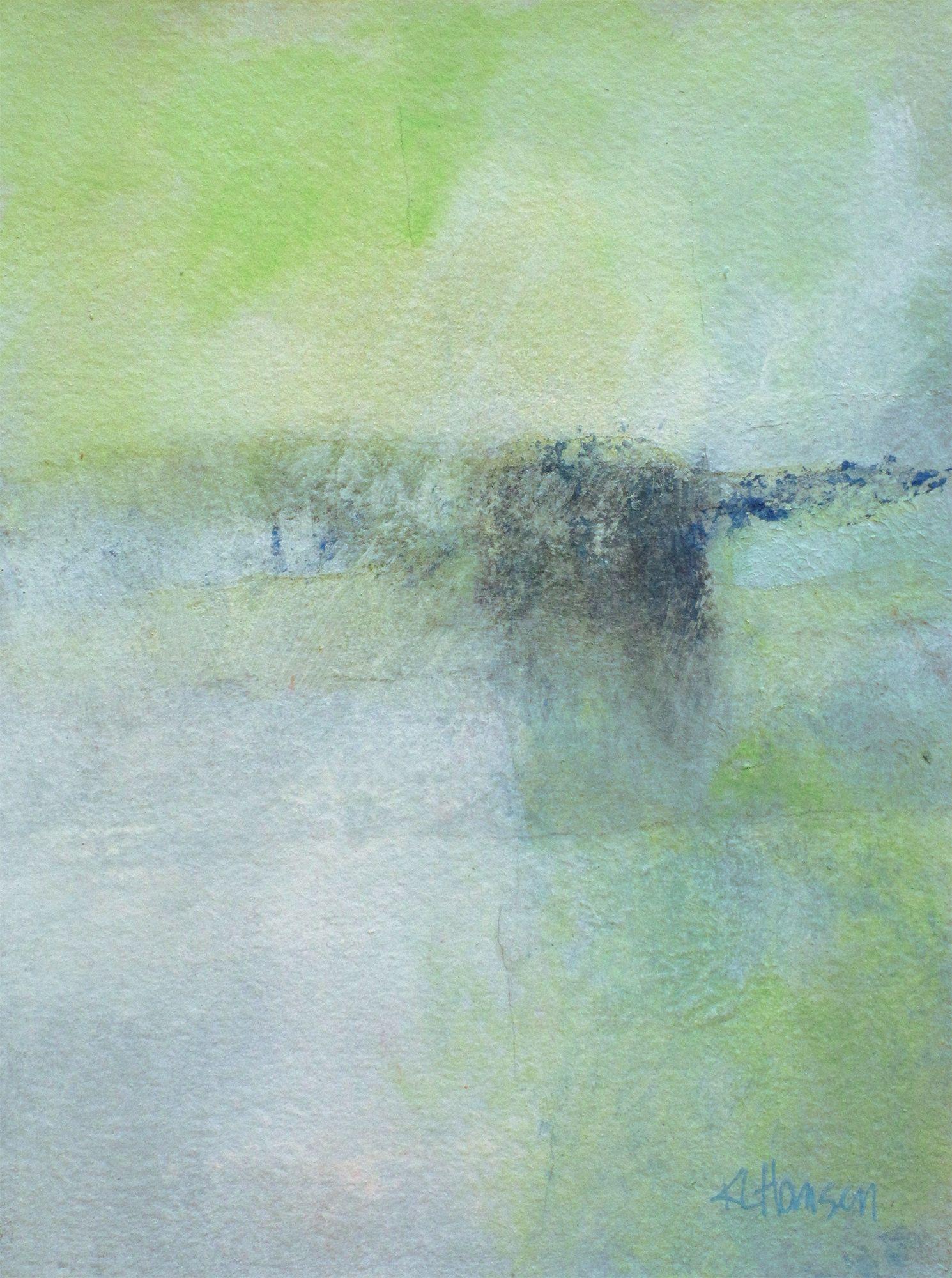 Abstract Painting de Karen Hansen - Sólo los hechos, Pintura, Acrílico sobre papel de acuarela