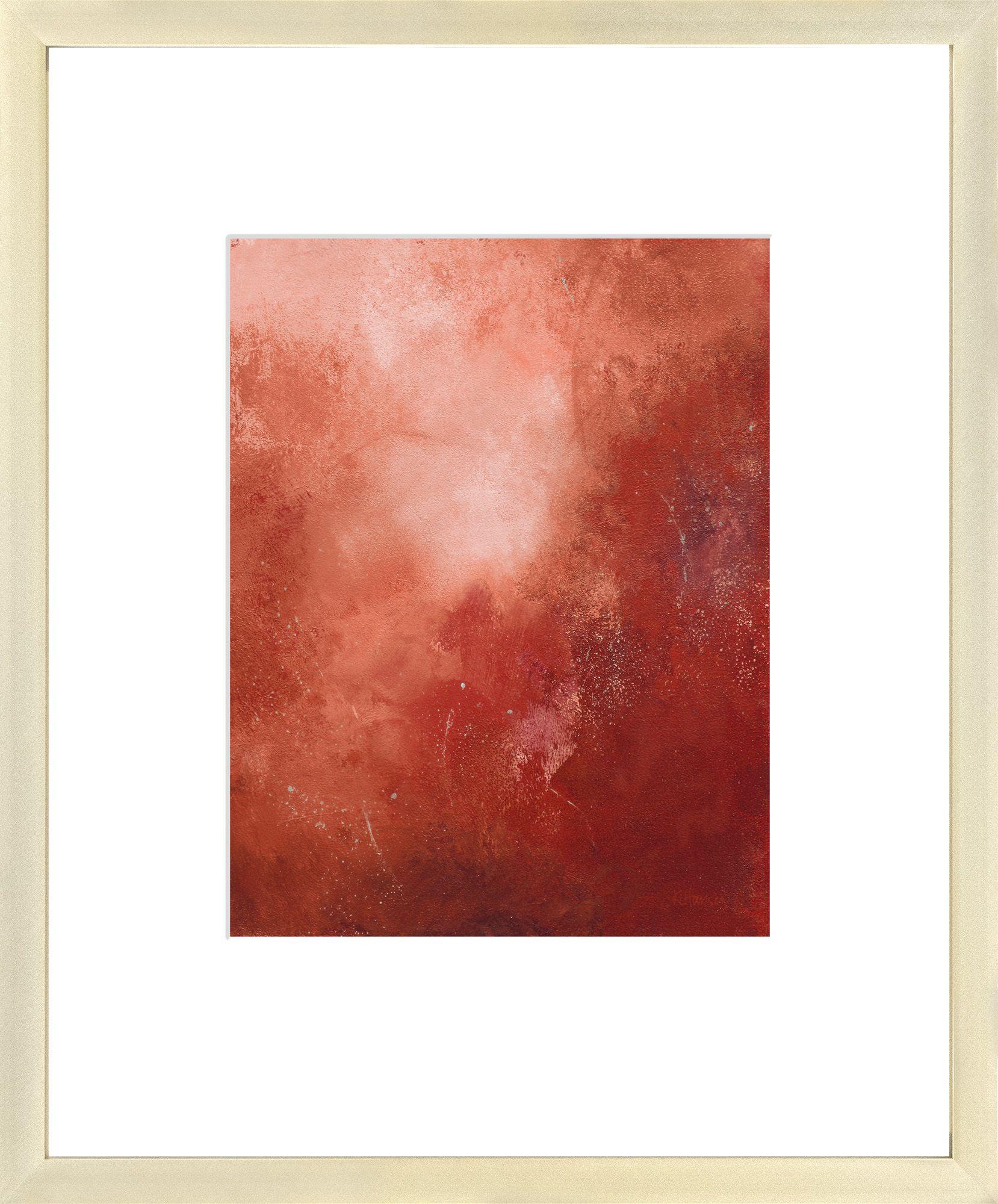 Aus einer Laune heraus, Malerei, Acryl auf Papier – Painting von Karen Hansen