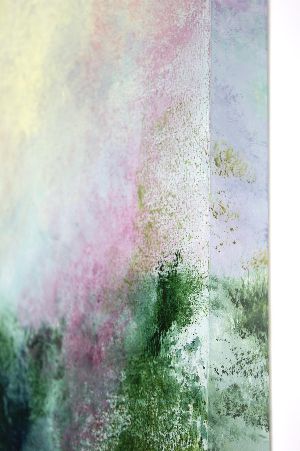 Terra Incognito, Abstrakte Malerei – Painting von Karen Hansen
