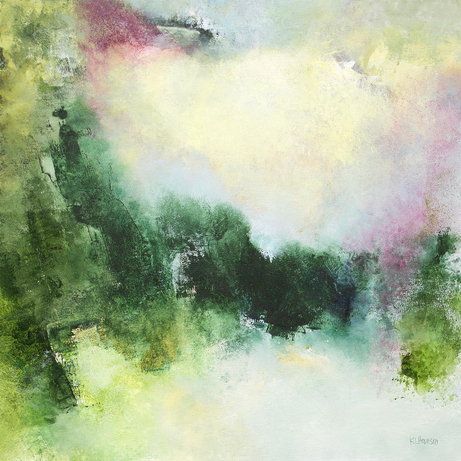 Karen Hansen Abstract Painting – Terra Incognito, Abstrakte Malerei