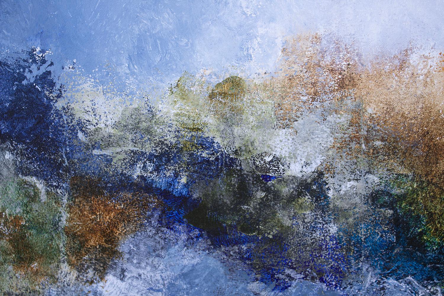 La radura, Pittura astratta - Painting Astratto di Karen Hansen