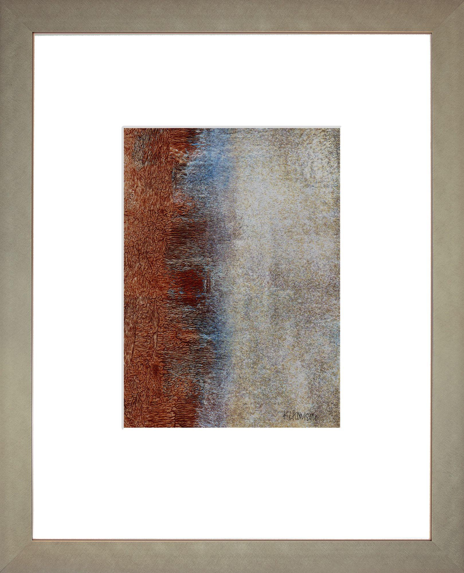 Karen Hansen Abstract Painting - Tweed, Painting, Acrylic on Watercolor Paper