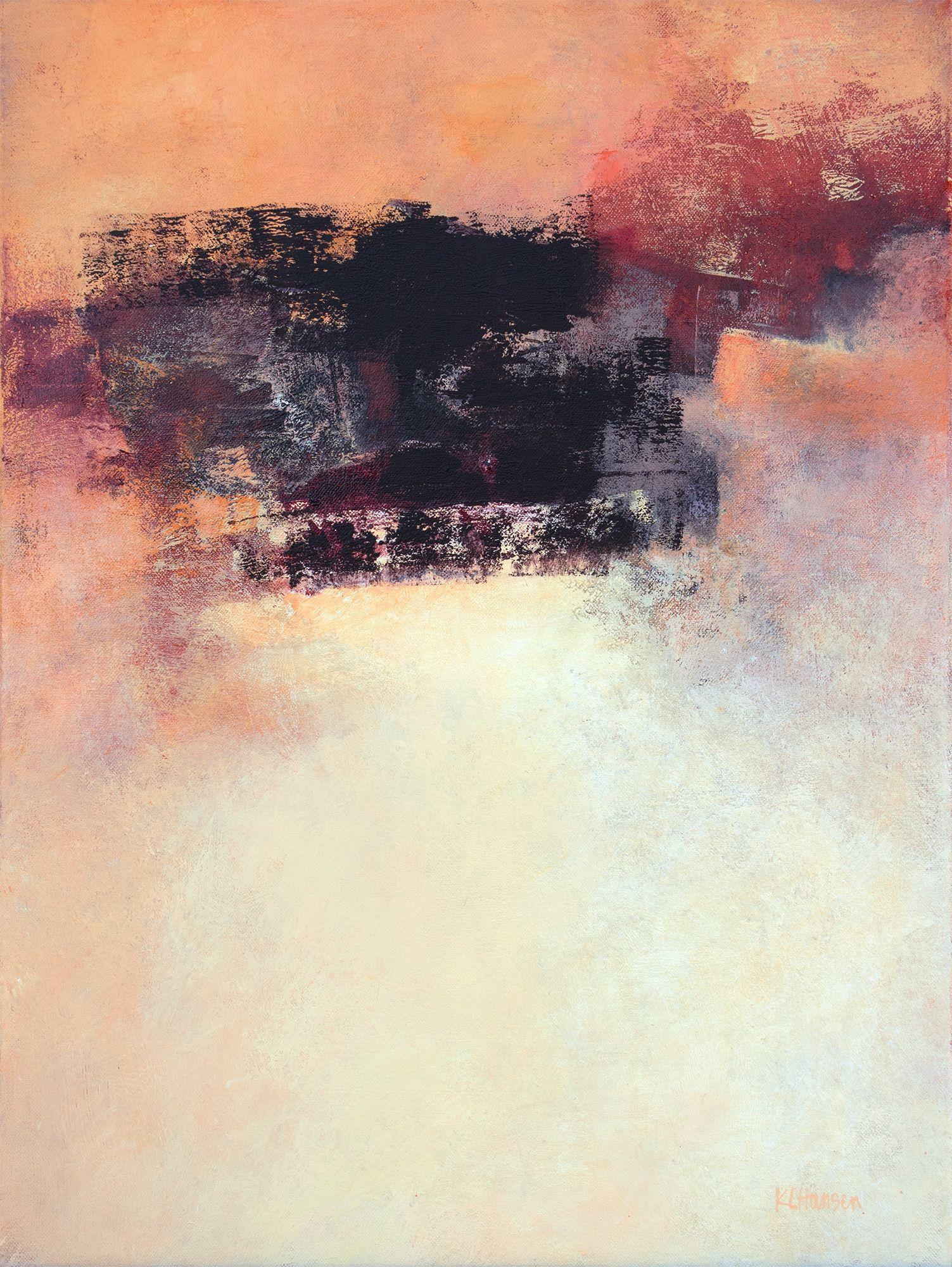 Karen Hansen Abstract Painting - Wabi Sabi, Painting, Acrylic on Canvas
