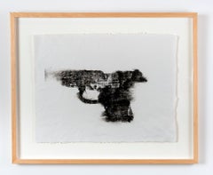 Karen J Revis "Smoking Gun" .. Works on paper, print, political, black, art