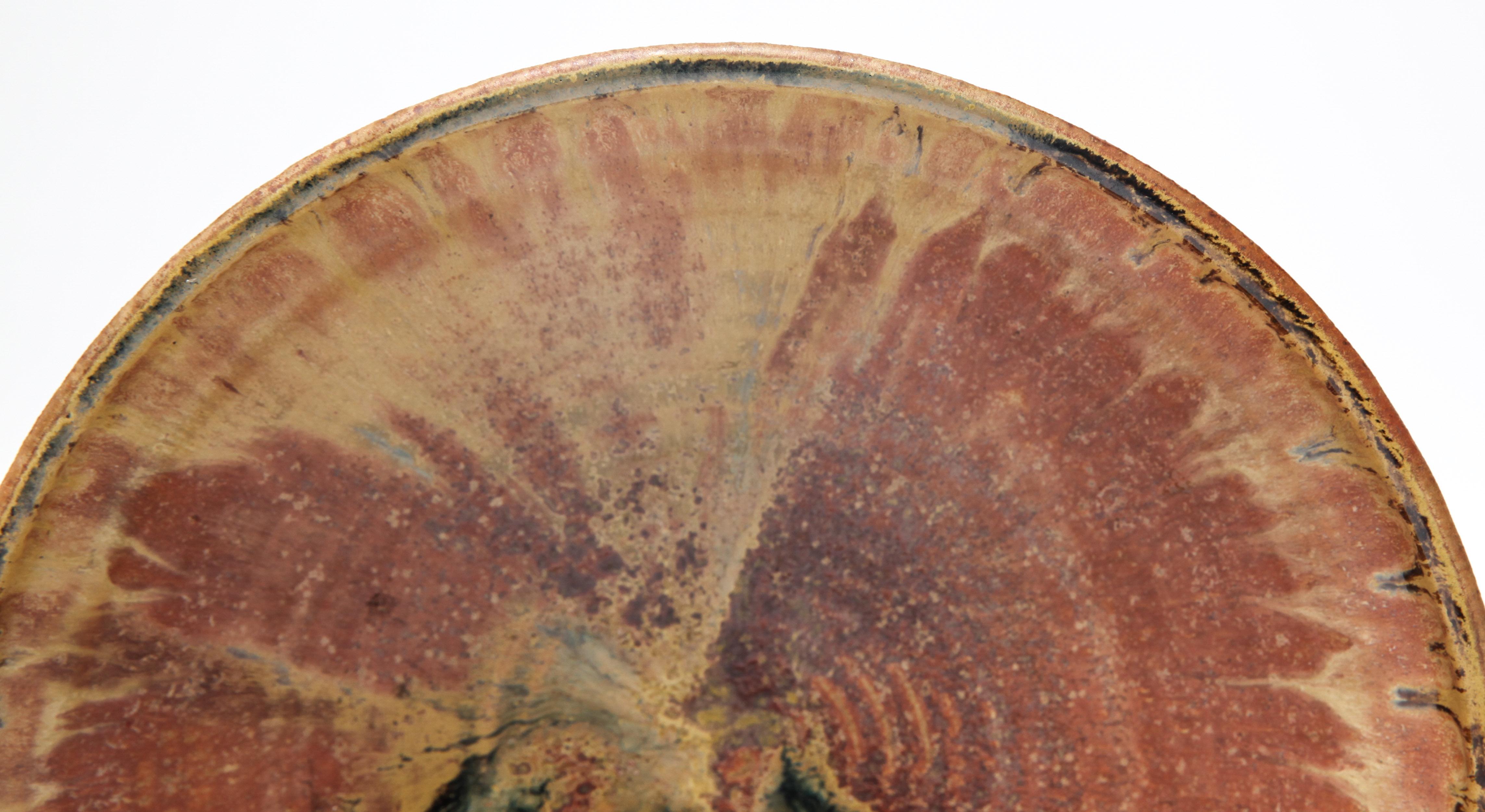American Karen Karnes Mid-Century Modern Stoneware Art Pottery Footed Bowl