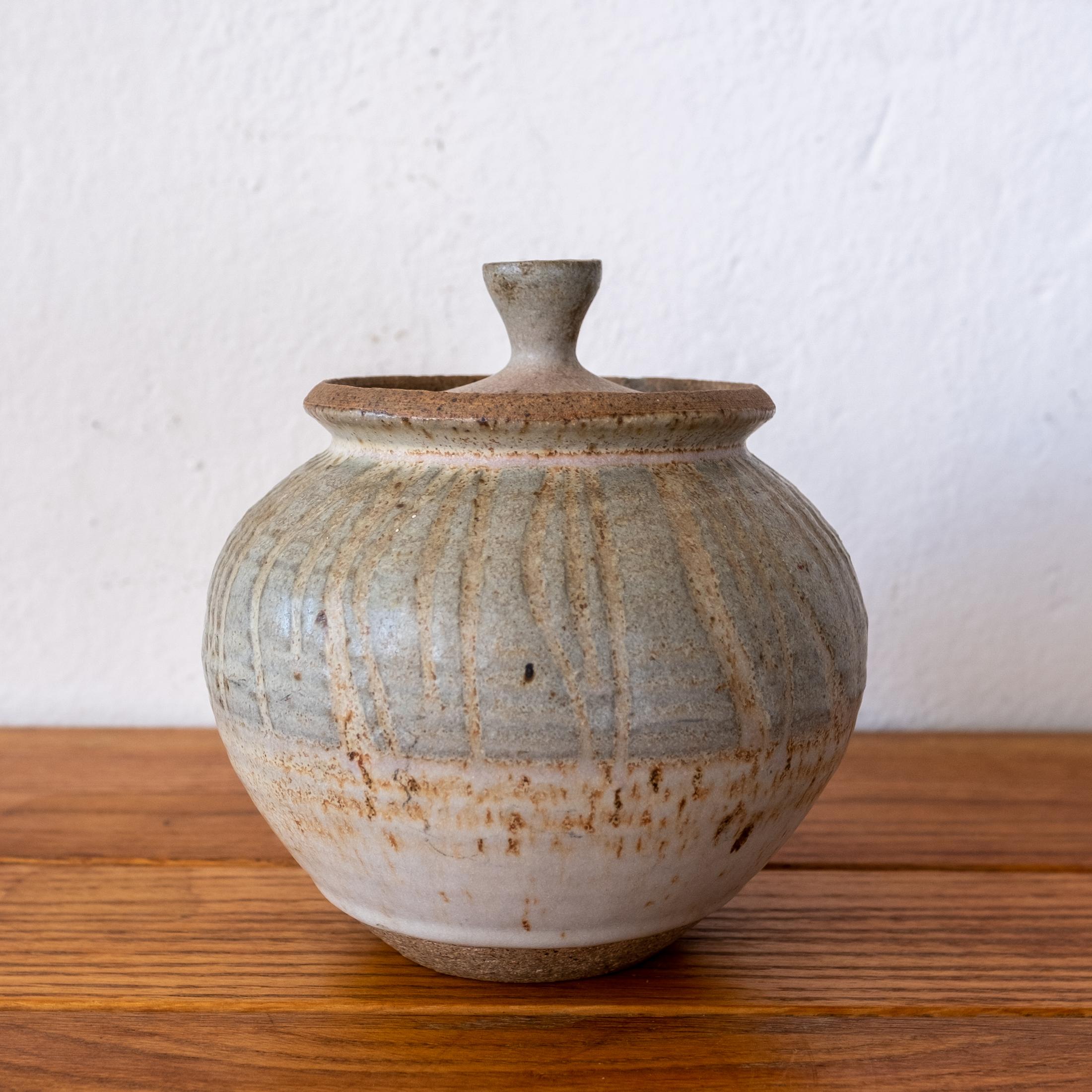 Karen Karnes Mid-Century Modern Stoneware Art Pottery 2