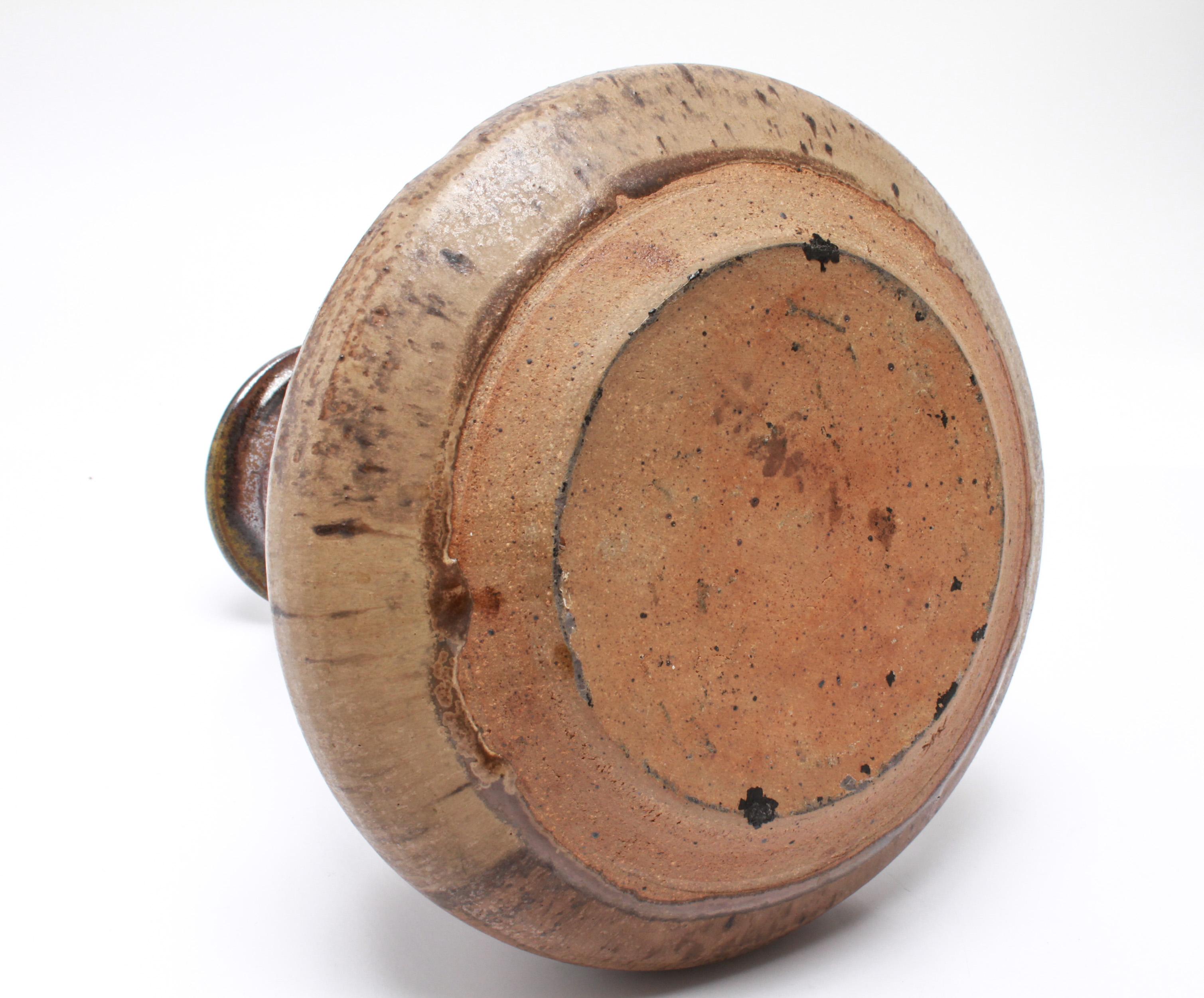Karen Karnes Mid-Century Modern Stoneware Art Pottery Large Vase 2