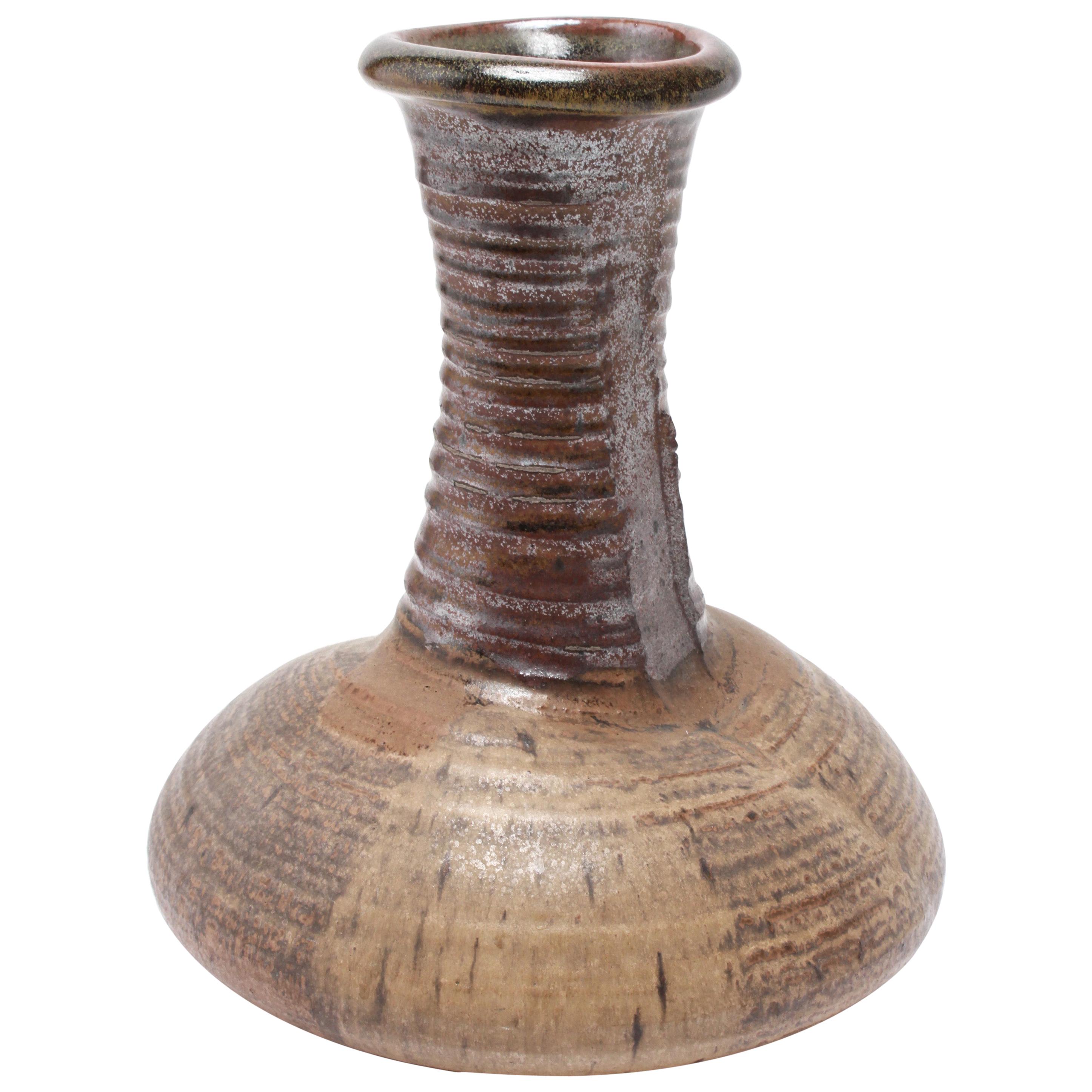 Karen Karnes Mid-Century Modern Stoneware Art Pottery Large Vase