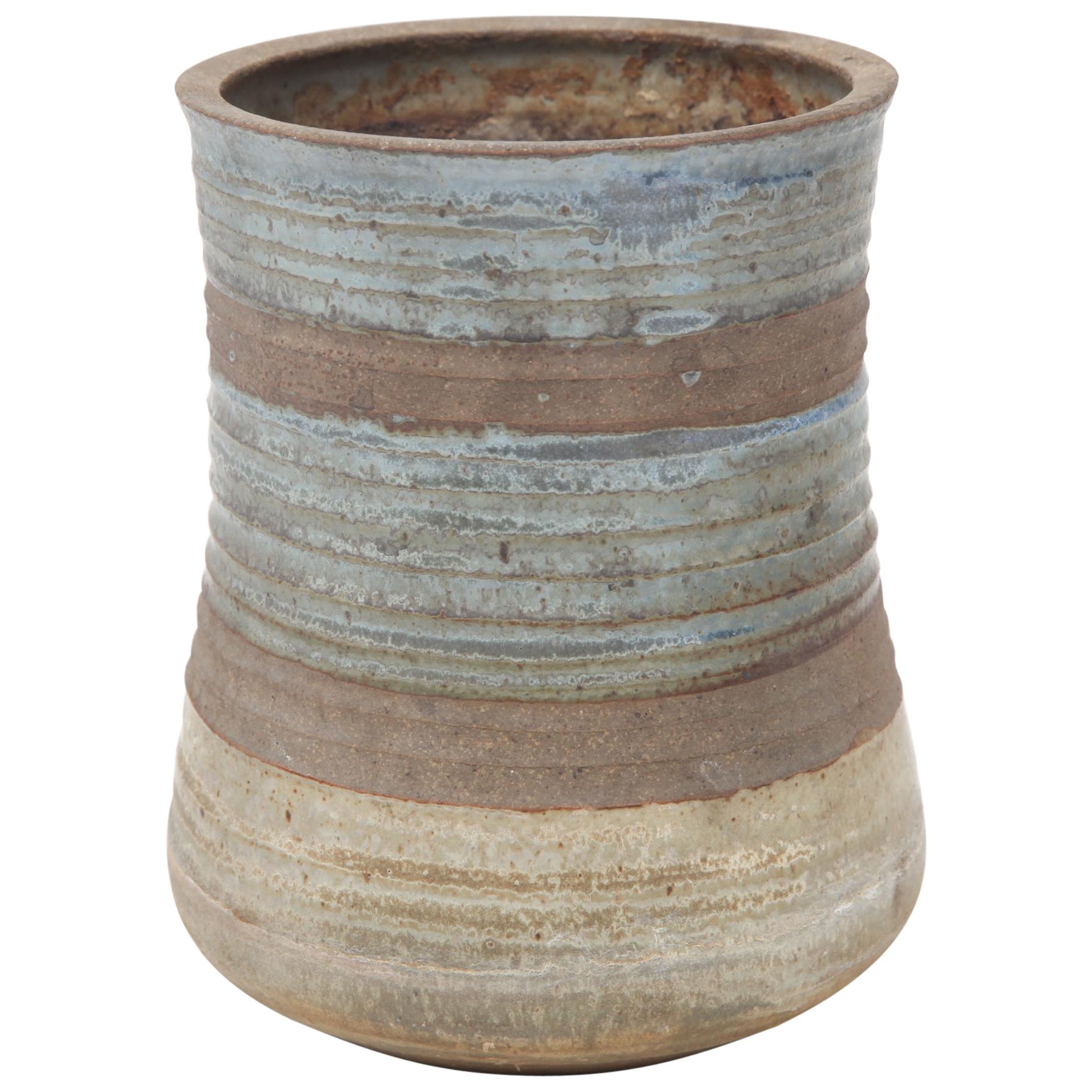 Karen Karnes Mid-Century Modern Stoneware Art Pottery Vase