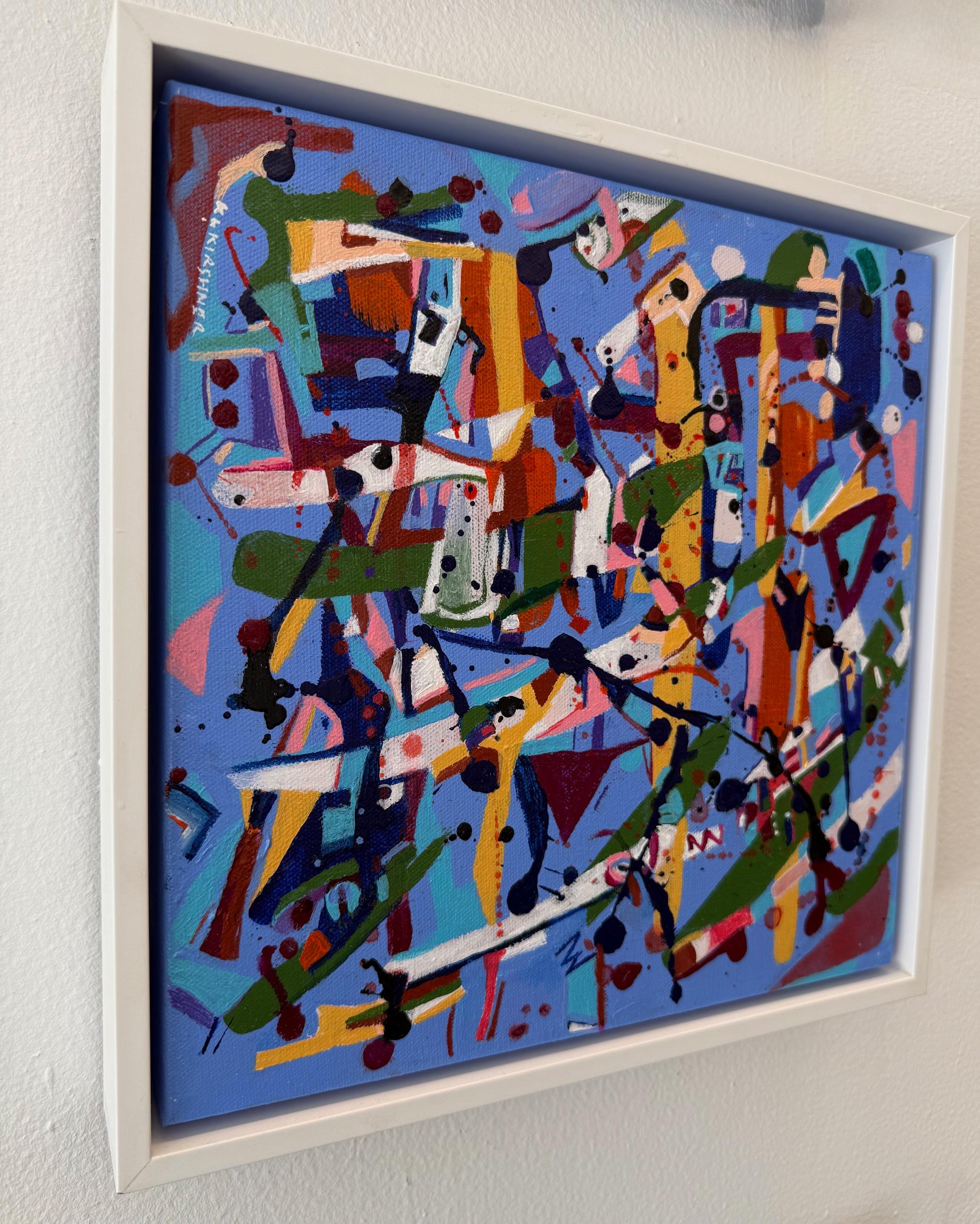 Drums & Fiddles - Abstract Painting by Karen L. Kirshner