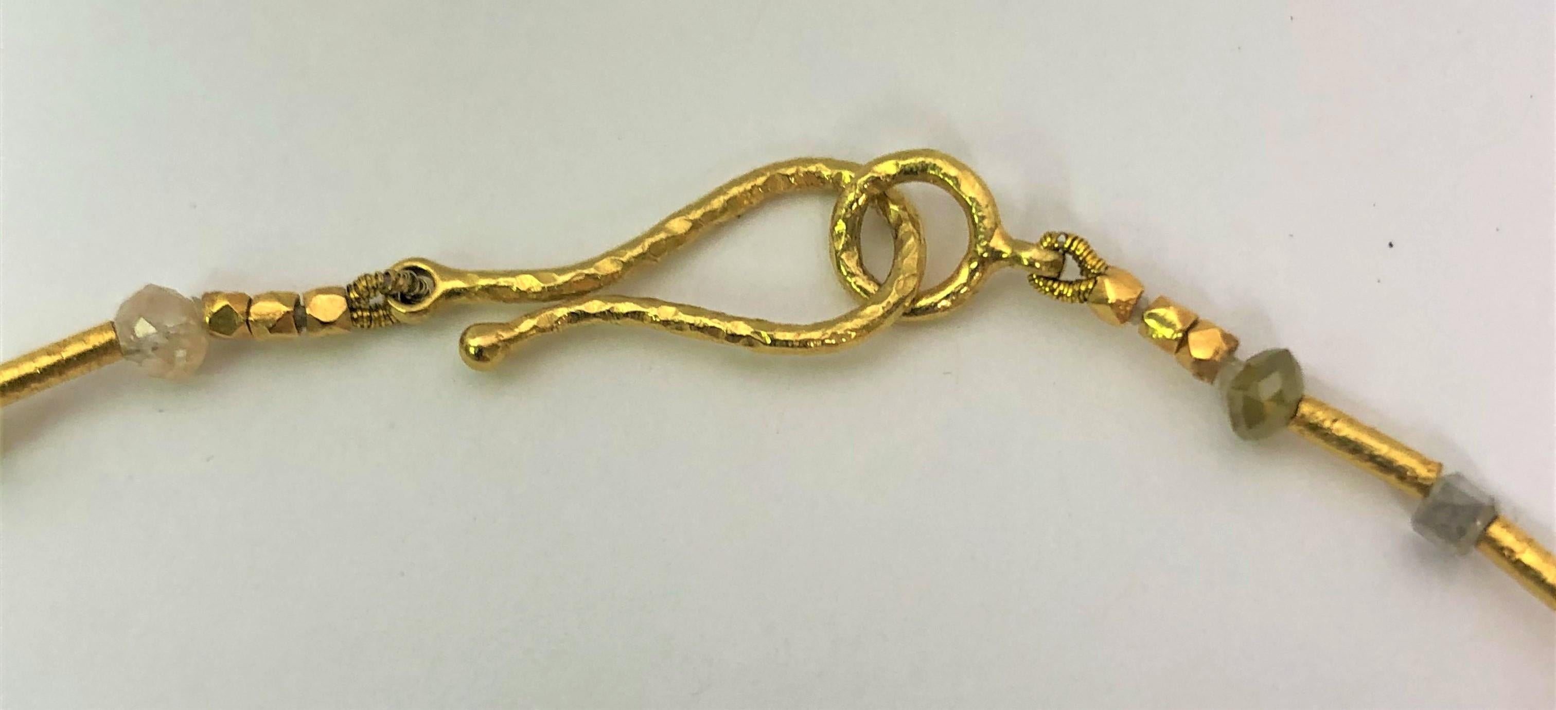 Collana con diamanti naturali colorati Karen Melfi Collection 20KY In condizioni Nuovo in vendita a Cincinnati, OH