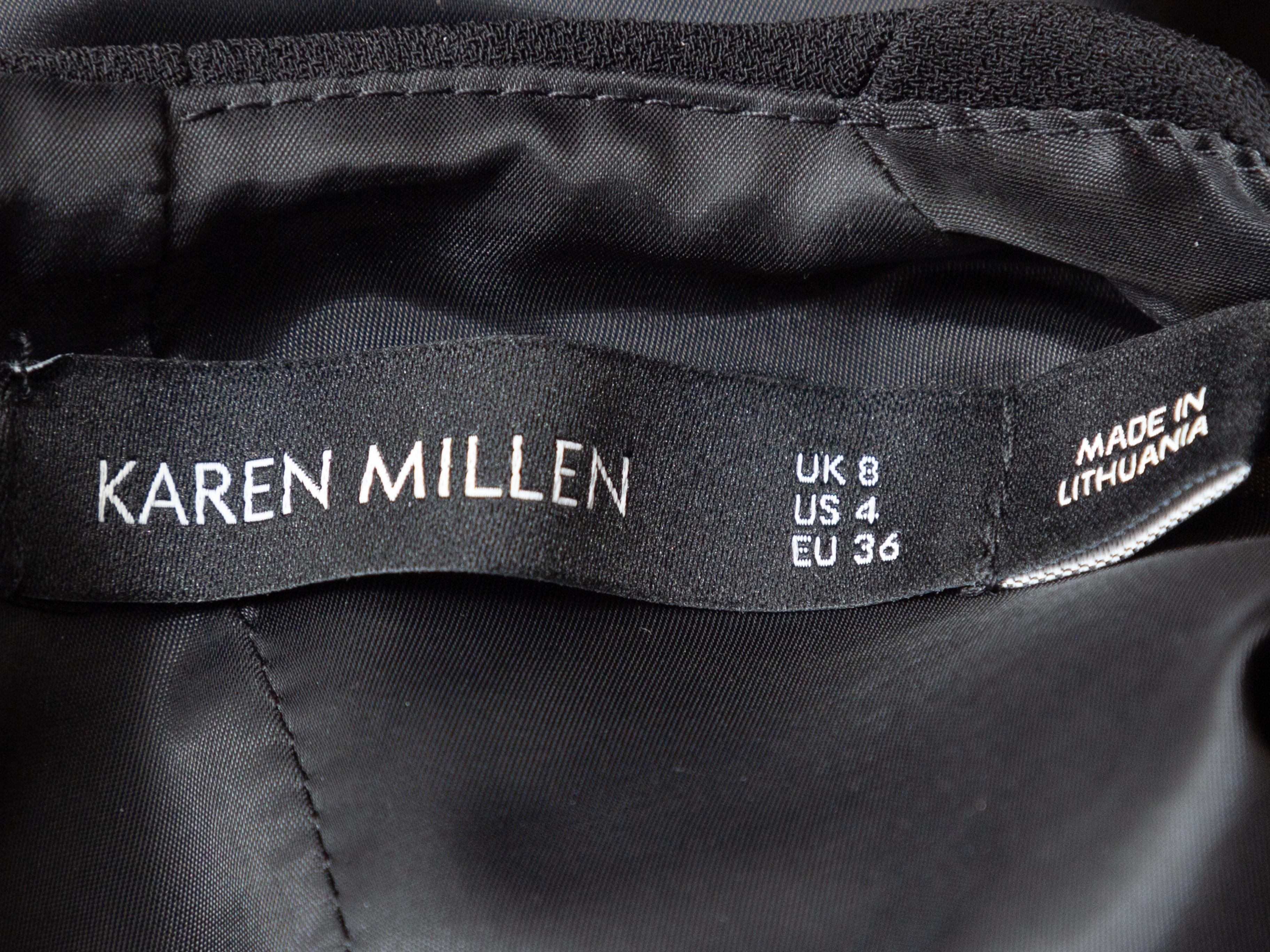 karen millen kleid schwarz