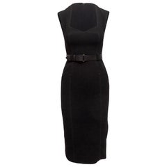 Karen Millen Schwarzes Kleid mit Gürtel