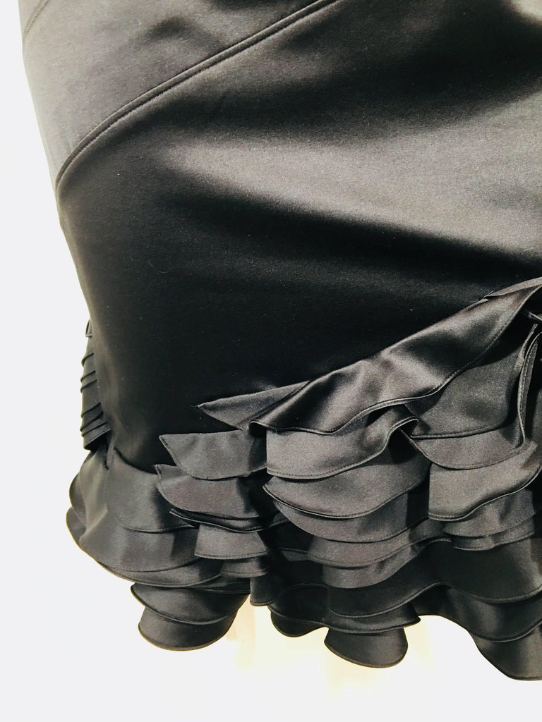 Classic Karen Millen Pencil Skirt UK8 Black JB006