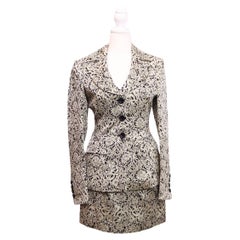 Karen Millen Vintage Jacquard Twin Set, Twin Set, Größe EU 38