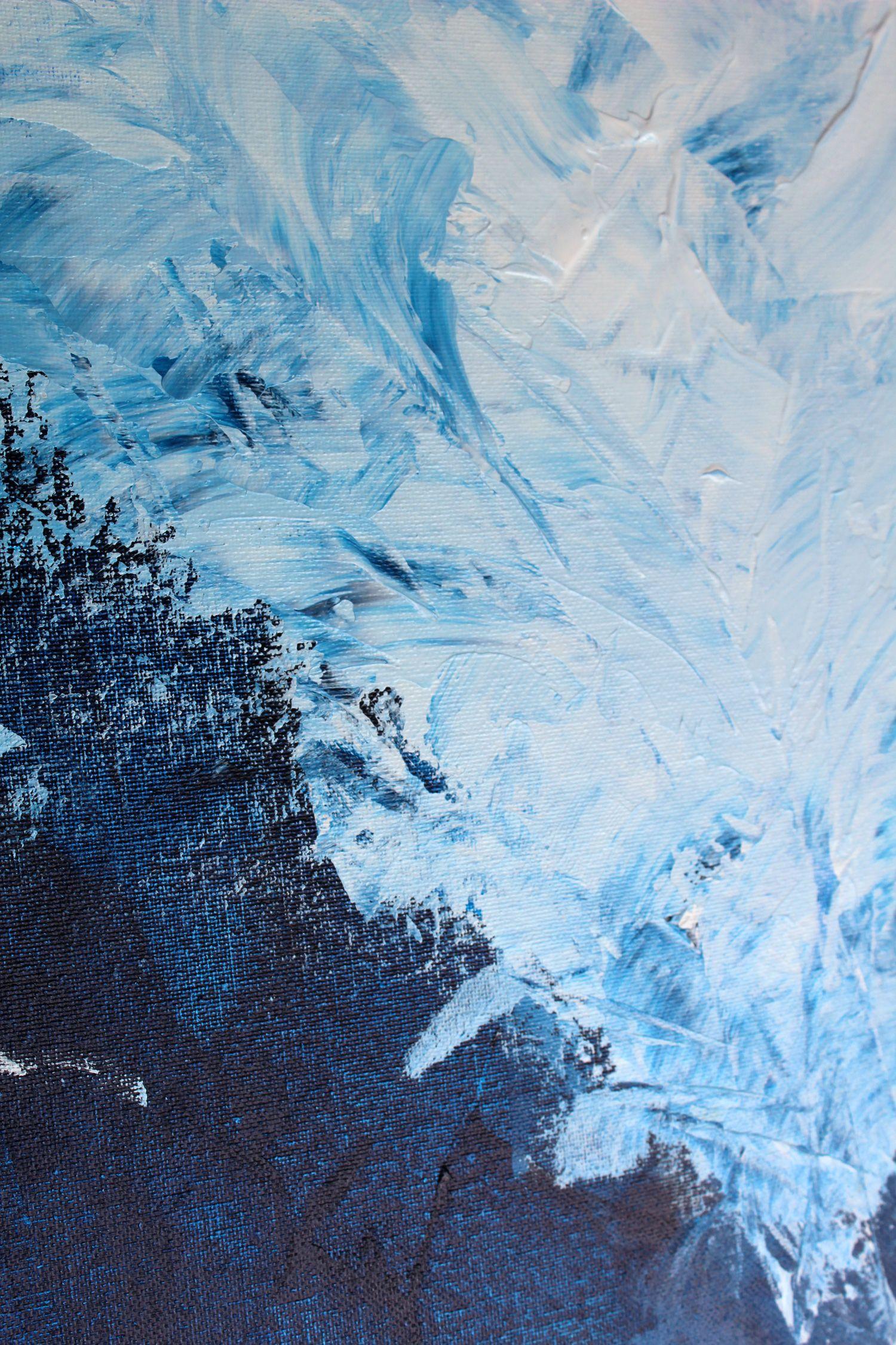 Blues Night, Pittura, Acrilico su tela in vendita 1