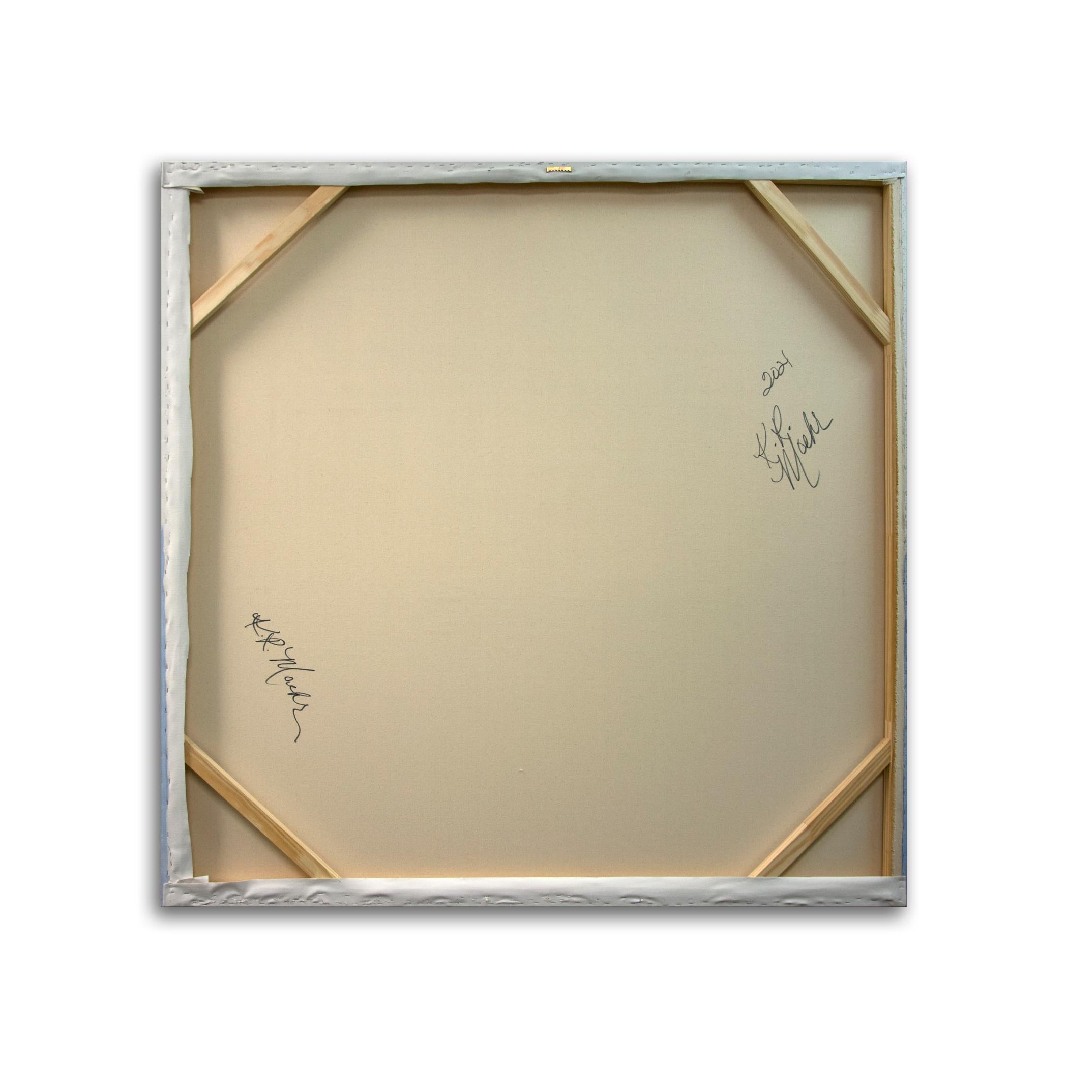 „Southern Shores“, abstraktes Originalgemälde von Karen Moehr im Angebot 3