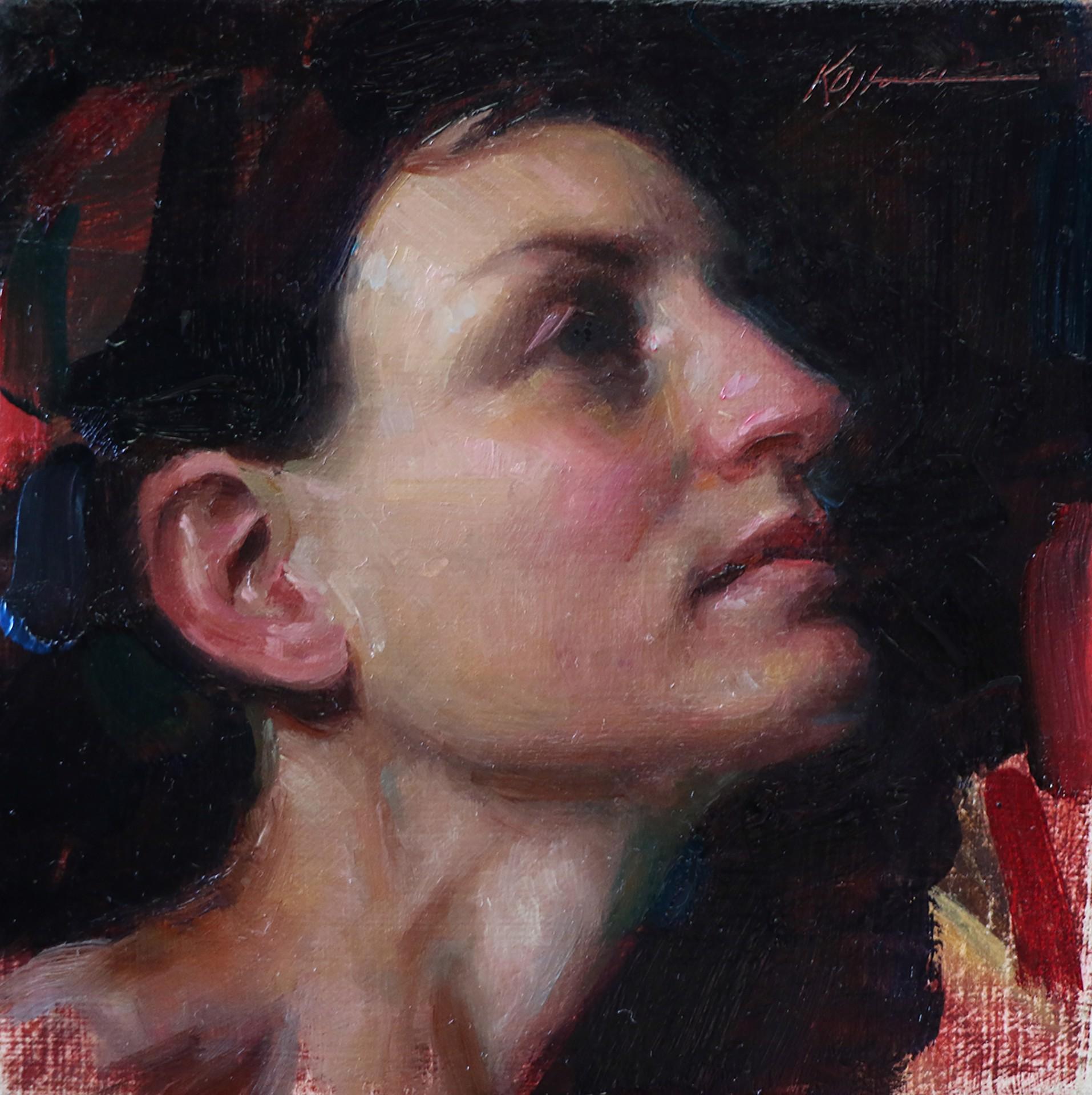 Karen Offutt Figurative Painting - Senses