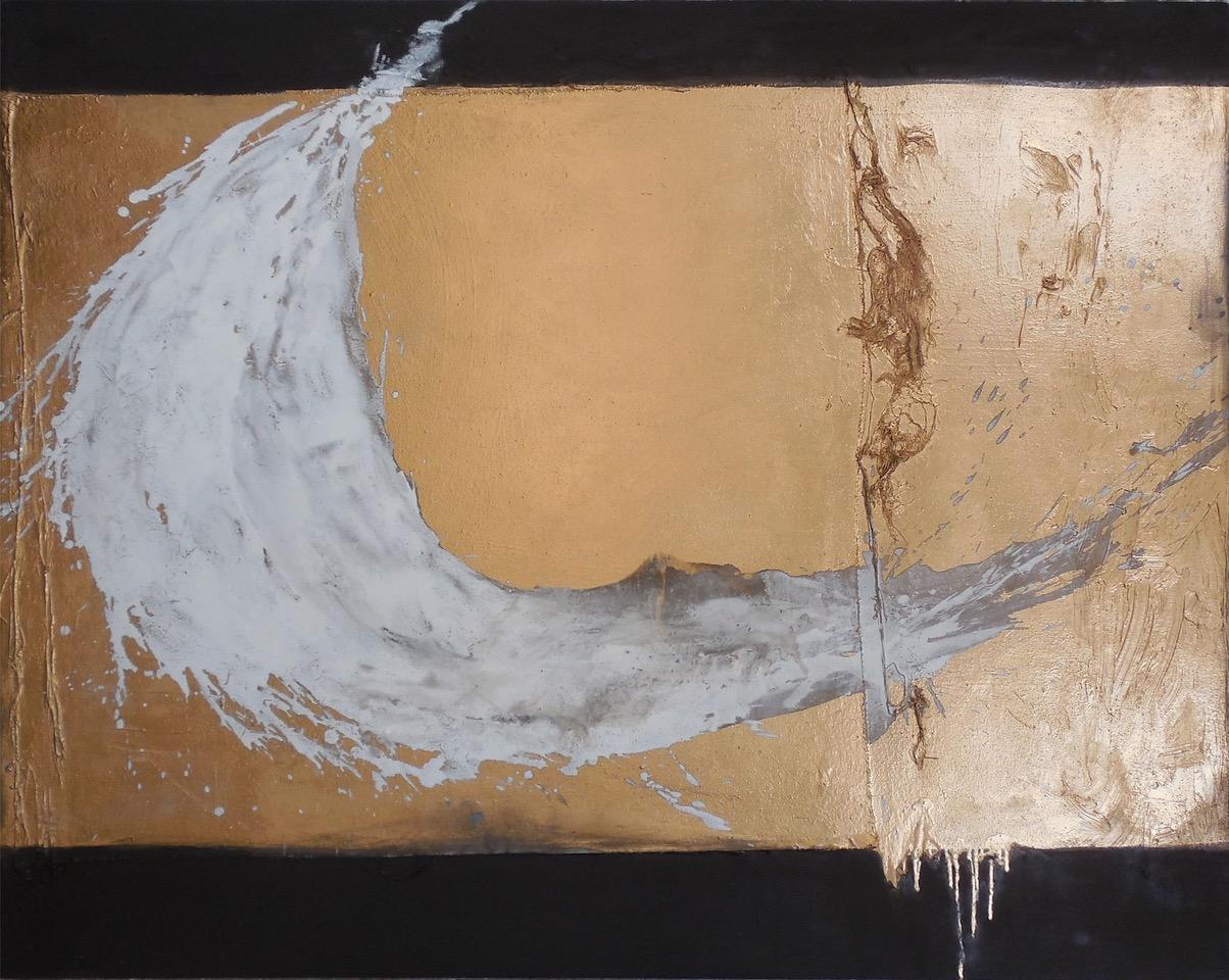 Karen Recor Abstract Painting - I Am Not Throwing Away My Shot, Hamilton