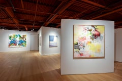 Mother's Day (Abstract expressionist, oil on canvas, vibrant, textured, pastel)