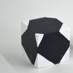 Karen Schiff, Space Eyes, 2016, Holz, Gouache