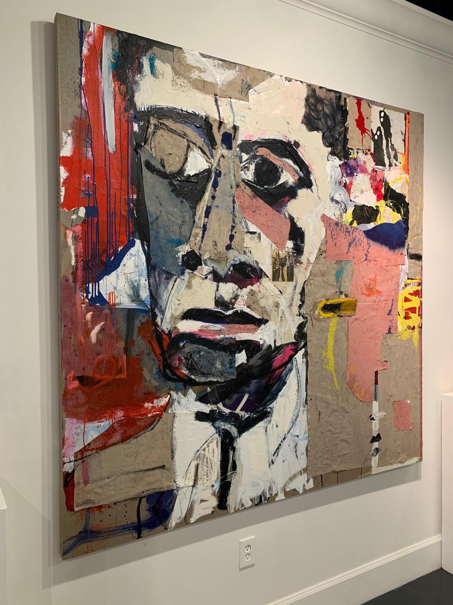 James Baldwin (Zeitgenössisch), Mixed Media Art, von Karen Schwartz